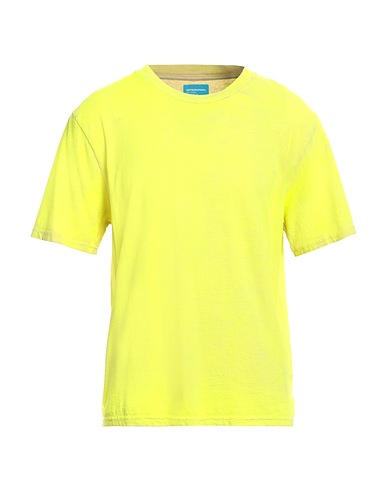 NOT SO NORMAL Basic T-shirt Yellow 70% Cotton, 30% Recycled cotton