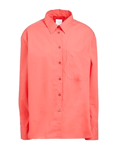MAX&Co. Solid color shirts & blouses VELOURS
 Coral 100% Cotton