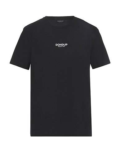 DONDUP T-Shirt Schwarz 100% Baumwolle