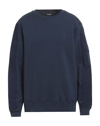 DONDUP Sweatshirt Midnight blue 100% Cotton, Polyamide, Elastane