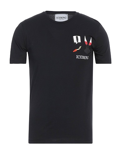 ICEBERG T-shirt Black 100% Cotton