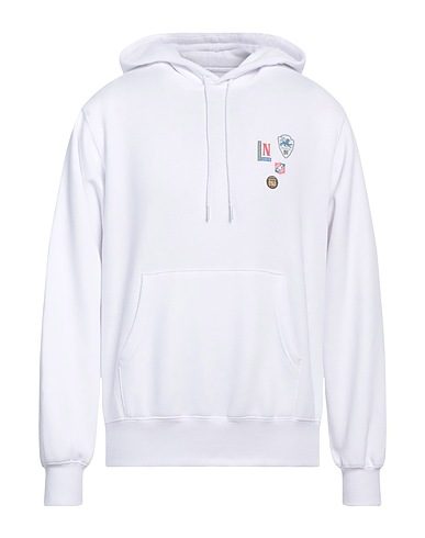 THISISNEVERTHAT Hooded track jacket  White 60% Cotton, 40% Polyester