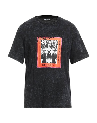 JUST CAVALLI T-shirt Black 100% Cotton