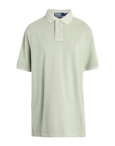 POLO RALPH LAUREN Poloshirt Salbeigrün 100% Baumwolle