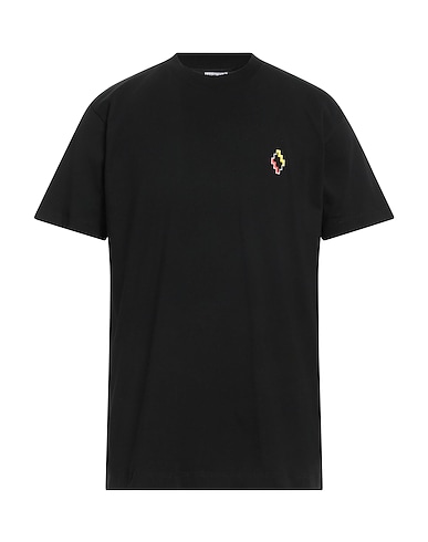 MARCELO BURLON T-shirt Nero 100% Cotone, Elastan