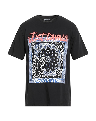 JUST CAVALLI T-shirt Black 100% Cotton