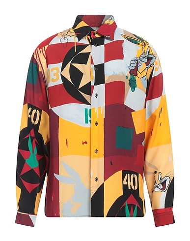 ICEBERG Patterned shirt Brick 100% Viscose