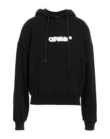 OFF-WHITE™ Hooded track jacket  Black 100% Cotton, Elastane