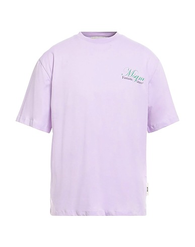MSGM T-shirt Lilla 100% Cotone organico