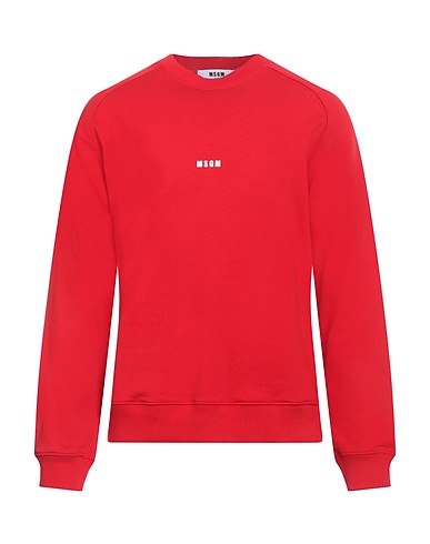 MSGM Sweat-shirt Rouge Coton