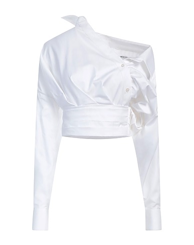 ALEXANDER WANG Top BIANCO 100% Baumwolle