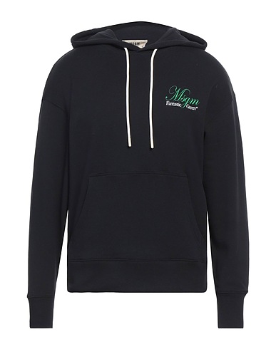MSGM Felpa FANTASTIC GREEN Nero 100% Cotone organico