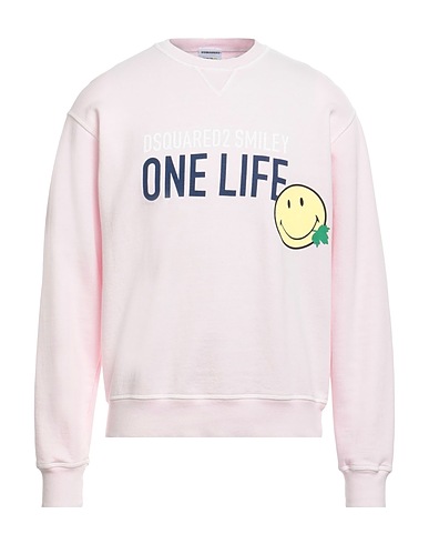 DSQUARED2 Sweat-shirt Rose clair 100% Coton, Élasthanne