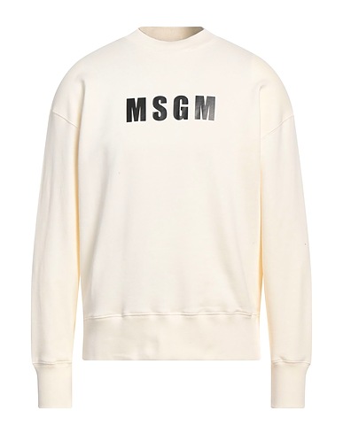 MSGM Sweatshirt Ivory 100% Cotton