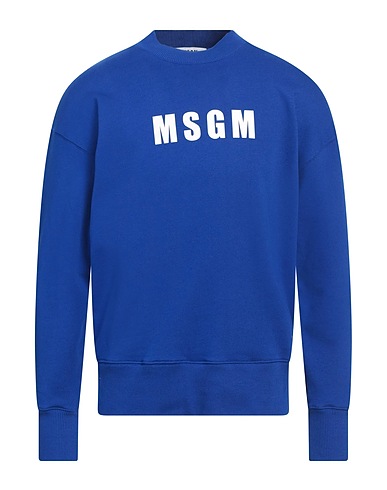 MSGM Sweatshirt Blue 100% Cotton