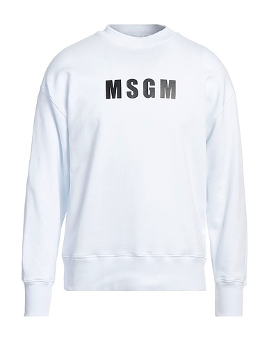 MSGM Sweatshirt White 100% Cotton