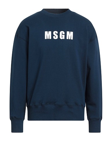 MSGM Sweatshirt Navy blue 100% Cotton