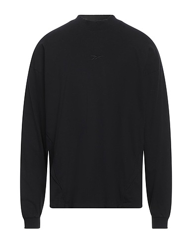 REEBOK Basic T-Shirt Schwarz 100% Baumwolle