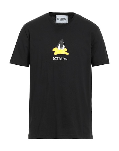 ICEBERG T-shirt Black 100% Cotton