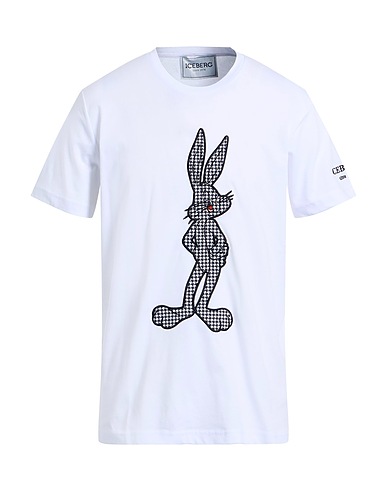 ICEBERG T-shirt White 100% Cotton, Polyester