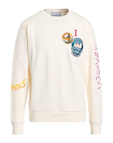 ICEBERG Sweatshirt Ivory 100% Cotton, Polyester