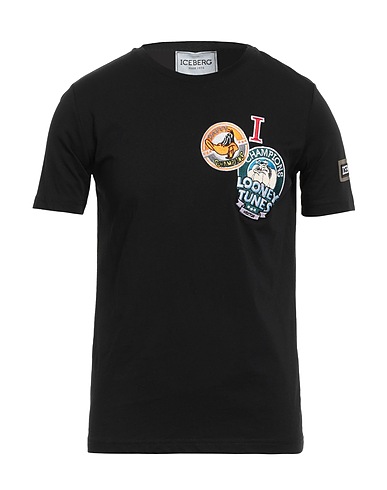 ICEBERG T-shirt LOONEY TUNES Black 100% Cotton