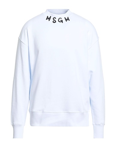 MSGM Sweatshirt White 100% Cotton