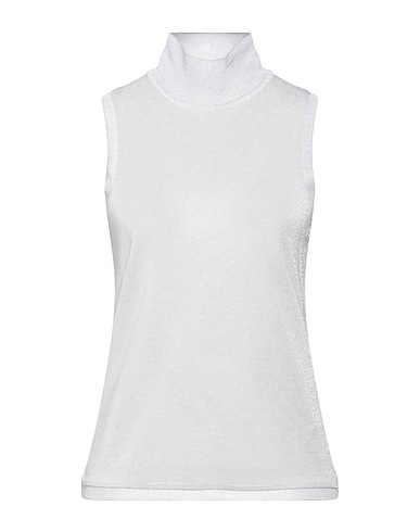 PATRIZIA PEPE Top Light grey 64% Viscose, 16% Polyester, 15% Polyamide, 5% Elastane