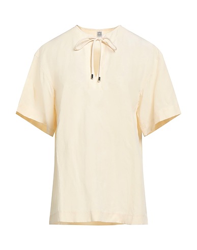 TOTEME Top Ivory 75% Tencel™ Lyocell, 25% Linen