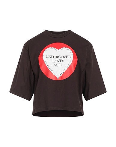 UNDERCOVER T-shirt Dark brown 100% Cotton