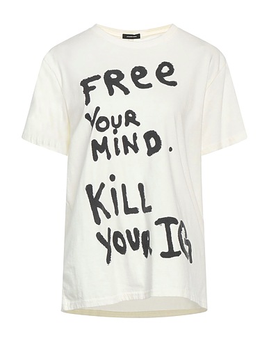 R13 T-shirt Ivory 100% Cotton
