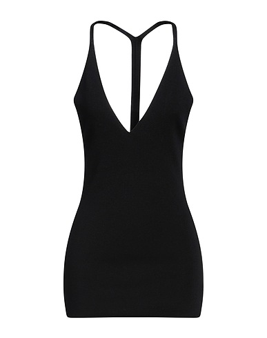 TOTEME Top Black 55% Wool, 24% Silk, 18% Polyamide, 3% Elastane