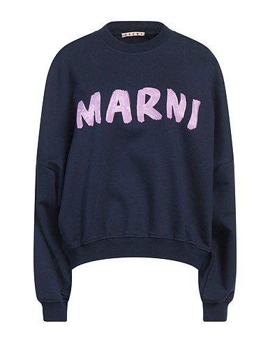 MARNI Sweatshirt Midnight blue 100% Cotton