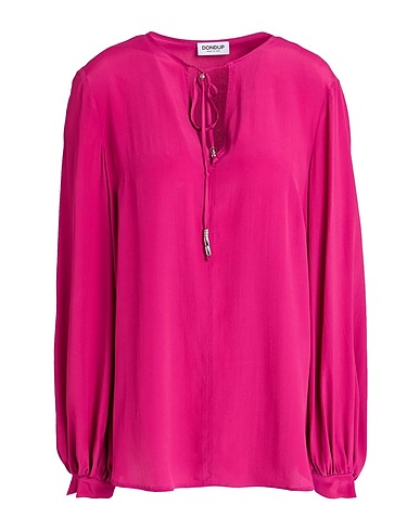 DONDUP Top Magenta 75% Acetate, 25% Silk
