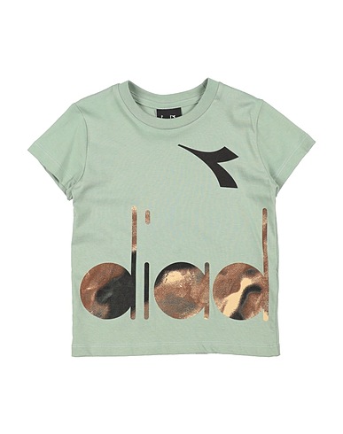 DIADORA T-shirt Sage green 100% Cotton