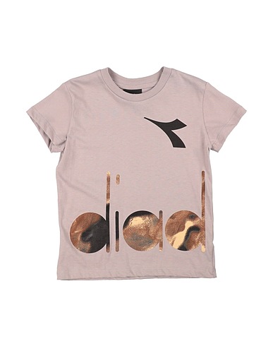 DIADORA T-shirt Grigio 100% Cotone