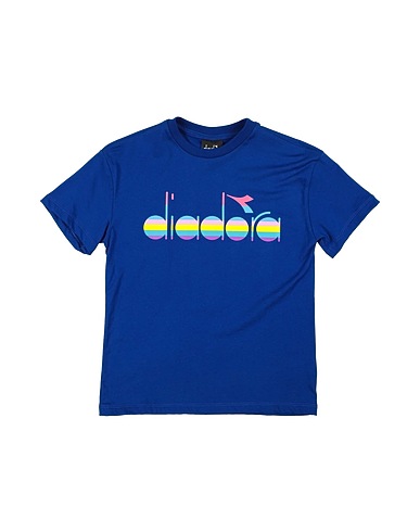 DIADORA T-Shirt Blau 100% Baumwolle