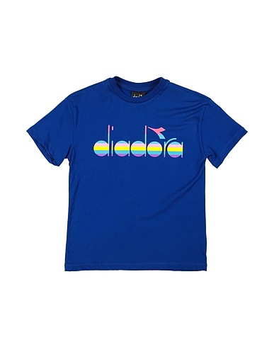 DIADORA T-shirt Blu 100% Cotone