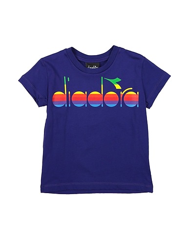 DIADORA T-shirt Purple 100% Cotton