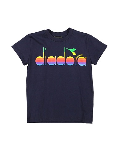 DIADORA T-shirt Blu notte 100% Cotone