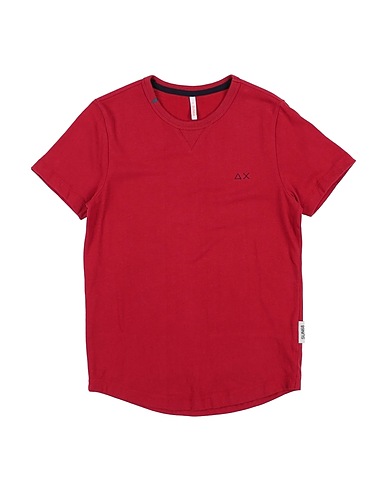 SUN 68 T-shirt ROSSO 100% Cotton