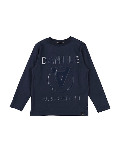 DANIELE ALESSANDRINI T-shirt Blu notte 100% Cotone