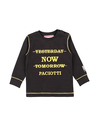 PACIOTTI T-shirt Black 100% Cotton