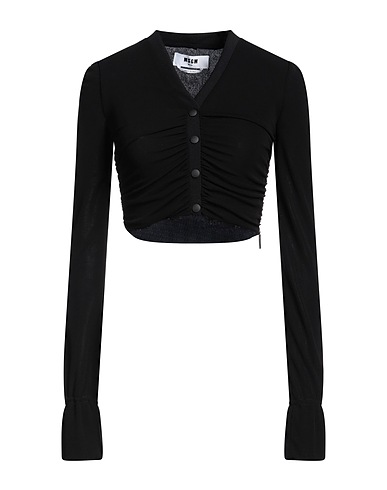 MSGM Top Black 100% Viscose