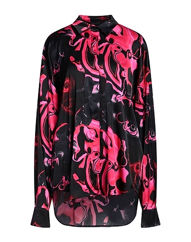 MSGM 柄入りシャツ＆ブラウス フューシャ レーヨン 97% / ポリウレタン 3%