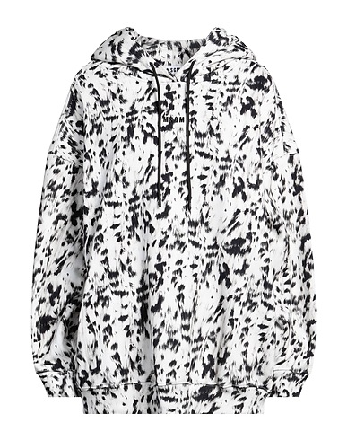 MSGM Hooded sweatshirt White 100% Cotton