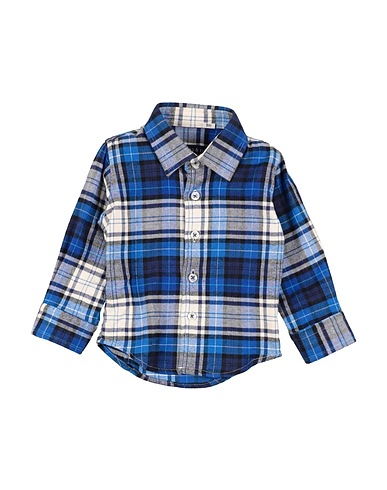 MANUELL & FRANK Patterned shirt Blue 100% Cotton