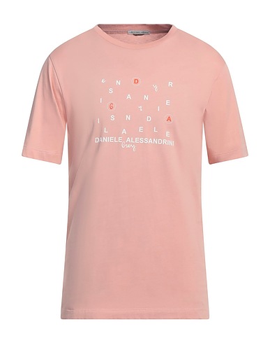 GREY DANIELE ALESSANDRINI Ｔシャツ ペールピンク コットン 100%