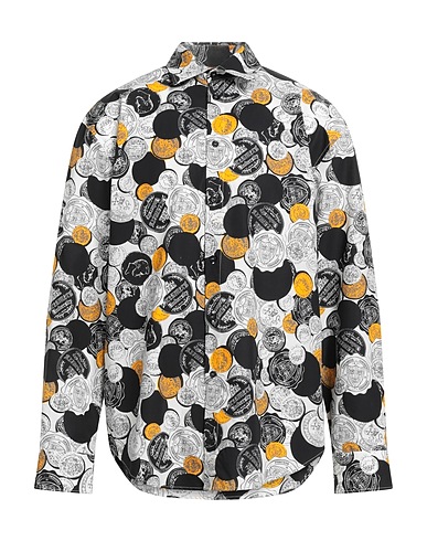 MSGM Patterned shirt White 100% Cotton