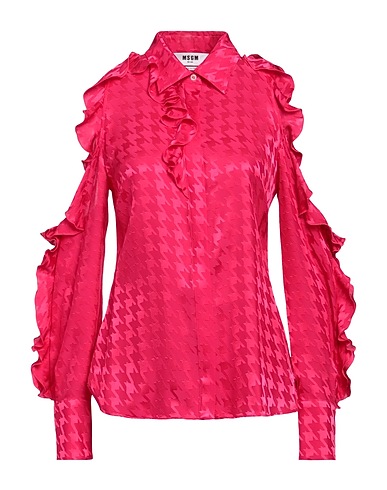 MSGM Patterned shirts & blouses 64% Acetate, 36% Viscose